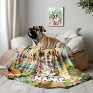 Tropical Cartoon Blanket