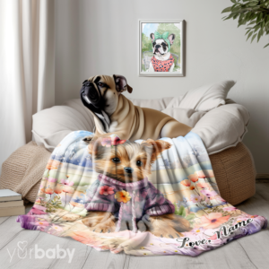Floral Cartoon Blanket