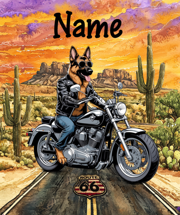 Desert Rider Cartoon Blanket - Image 2