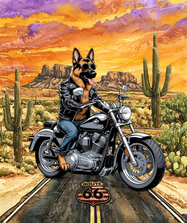 Desert Rider Cartoon Blanket - Image 3