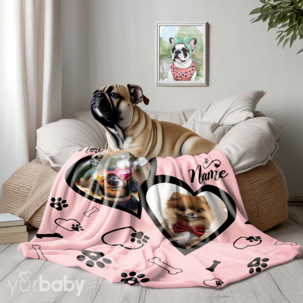 Heart Photo Blanket - Image 4